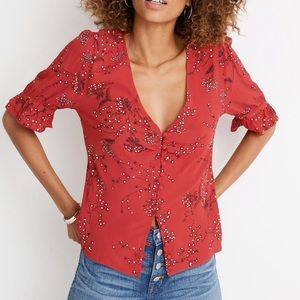 Madewell Daylight Top in Windswept Floral